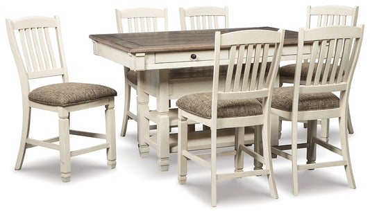 Bolanburg Counter Height Dining Table and 6 Barstools - Premier Furniture & Mattress