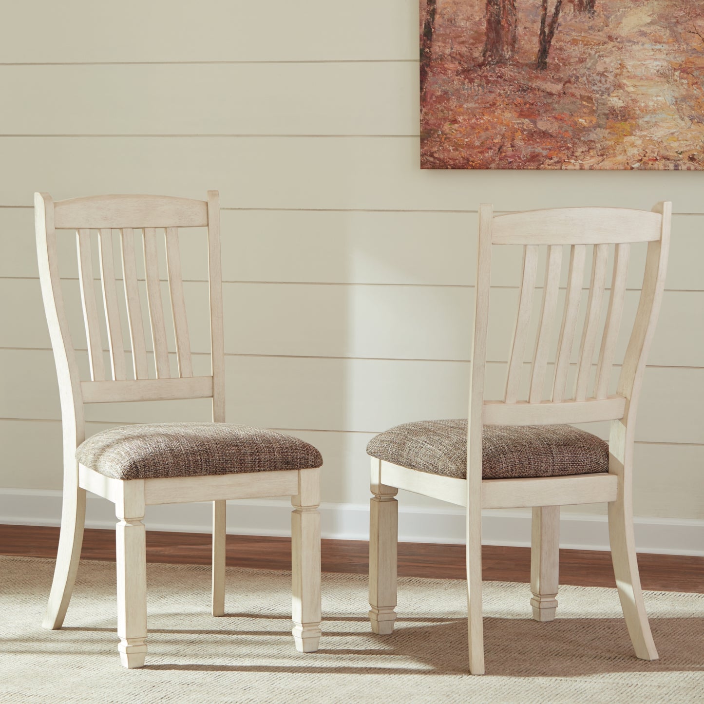 Bolanburg Dining Table and 2 Chairs and 2 Benches - Premier Furniture & Mattress