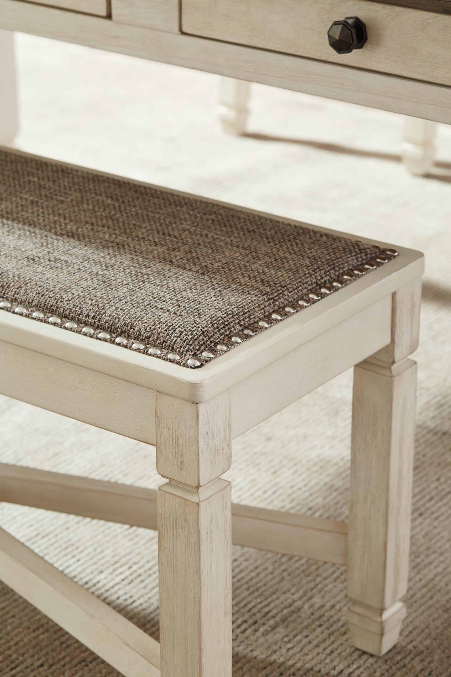 Bolanburg Dining Table and 2 Chairs and 2 Benches - Premier Furniture & Mattress