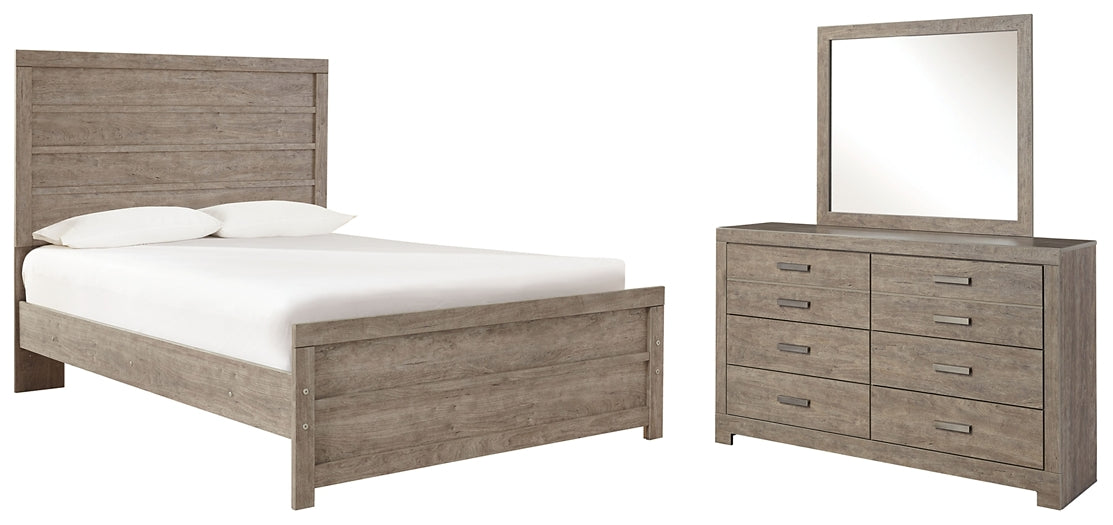 Culverbach Full Panel Bed with Mirrored Dresser - Premier Furniture & Mattress