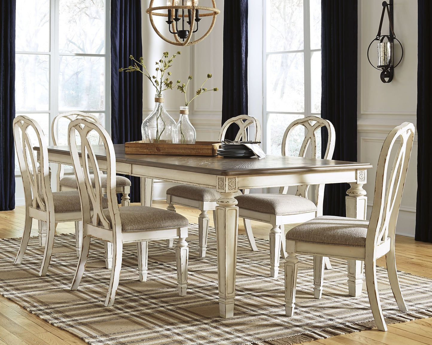 Realyn Dining Table and 6 Chairs - Premier Furniture & Mattress