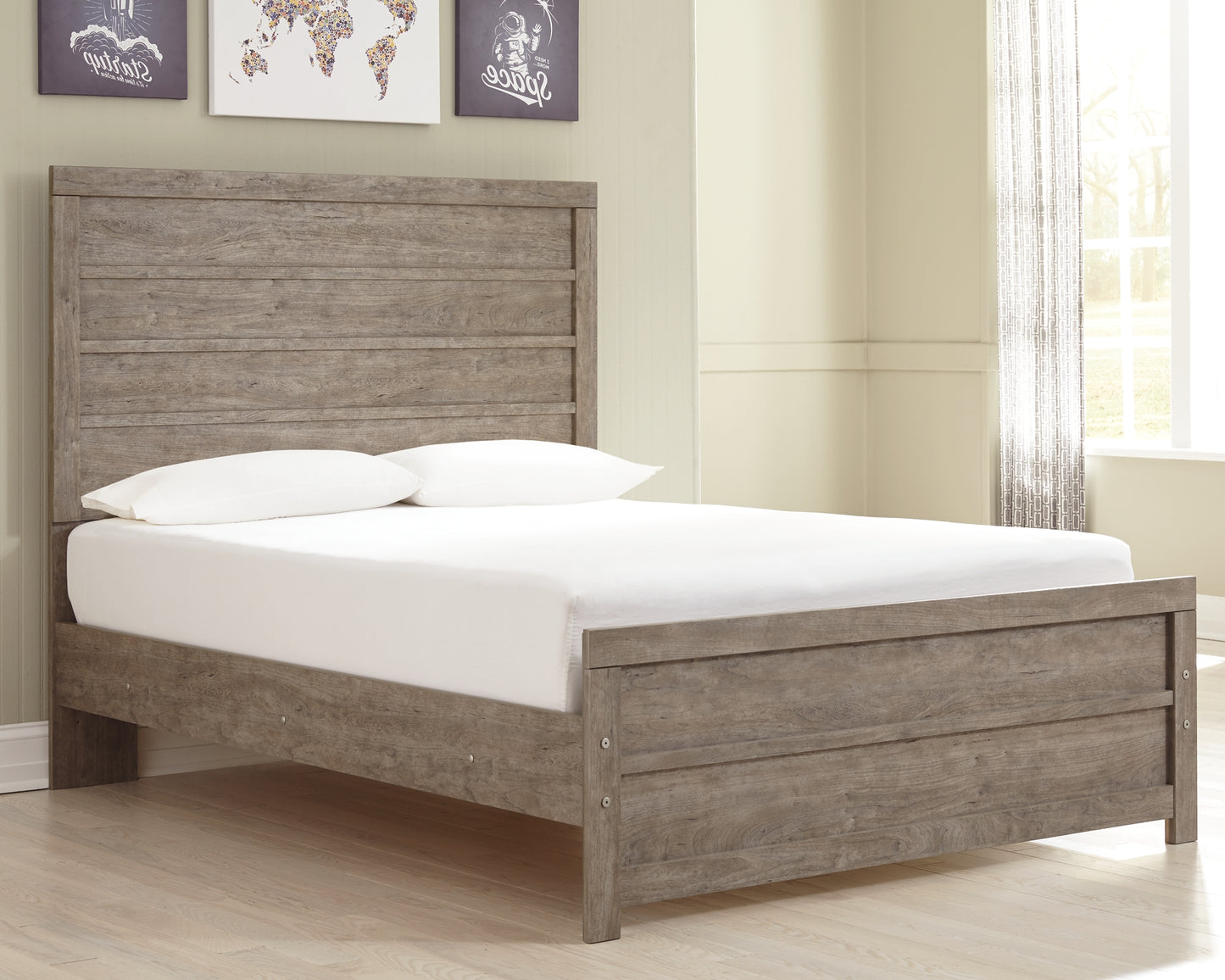 Culverbach Full Panel Bed with Mirrored Dresser - Premier Furniture & Mattress