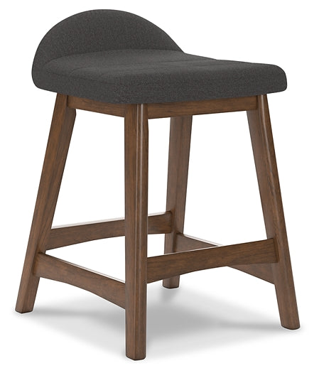 Lyncott Upholstered Barstool (2/CN) - Premier Furniture & Mattress