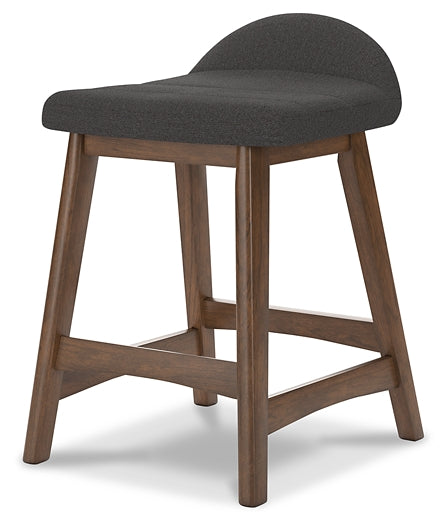 Lyncott Upholstered Barstool (2/CN) - Premier Furniture & Mattress