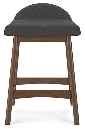 Lyncott Upholstered Barstool (2/CN) - Premier Furniture & Mattress