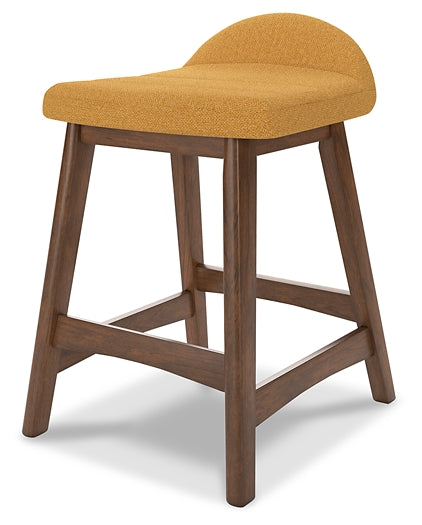 Lyncott Upholstered Barstool (2/CN) - Premier Furniture & Mattress