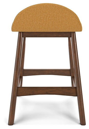 Lyncott Upholstered Barstool (2/CN) - Premier Furniture & Mattress