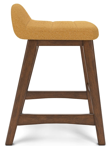 Lyncott Upholstered Barstool (2/CN) - Premier Furniture & Mattress