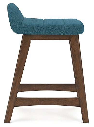 Lyncott Upholstered Barstool (2/CN) - Premier Furniture & Mattress