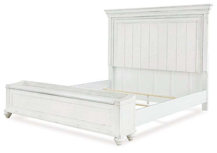 Kanwyn Panel Bed With Storage Bench - Premier Furniture & Mattress