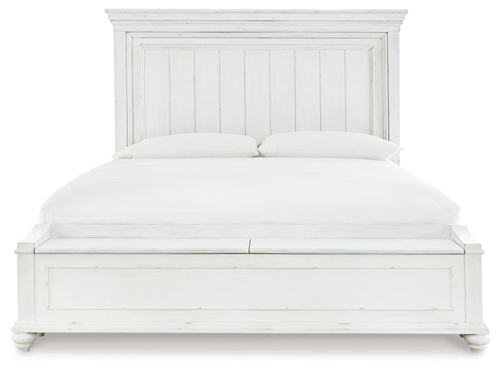 Kanwyn Panel Bed With Storage Bench - Premier Furniture & Mattress