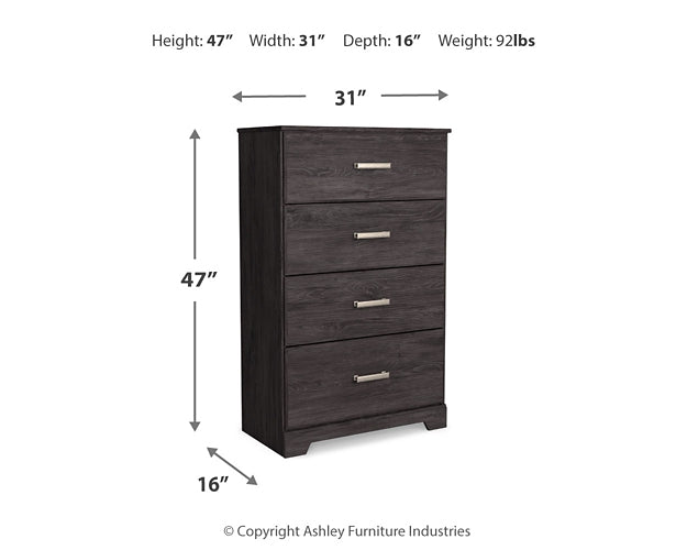 Belachime Four Drawer Chest - Premier Furniture & Mattress