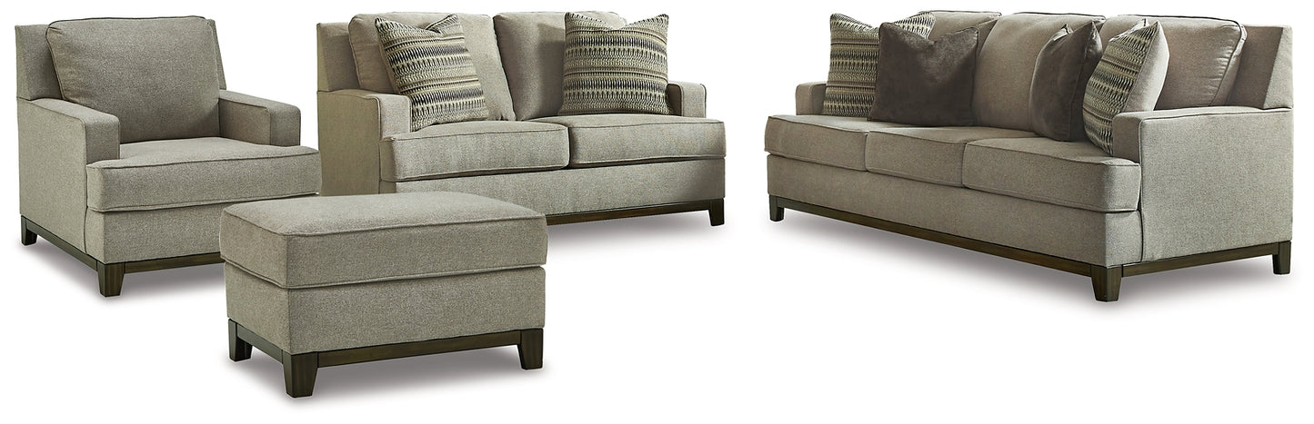 Kaywood Sofa, Loveseat, Chair and Ottoman - Premier Furniture & Mattress