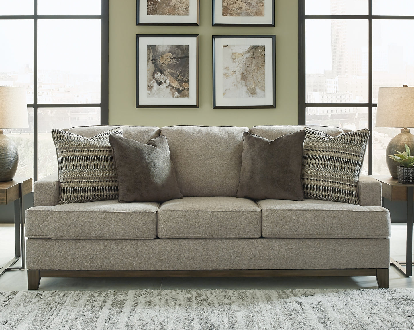 Kaywood Sofa, Loveseat, Chair and Ottoman - Premier Furniture & Mattress