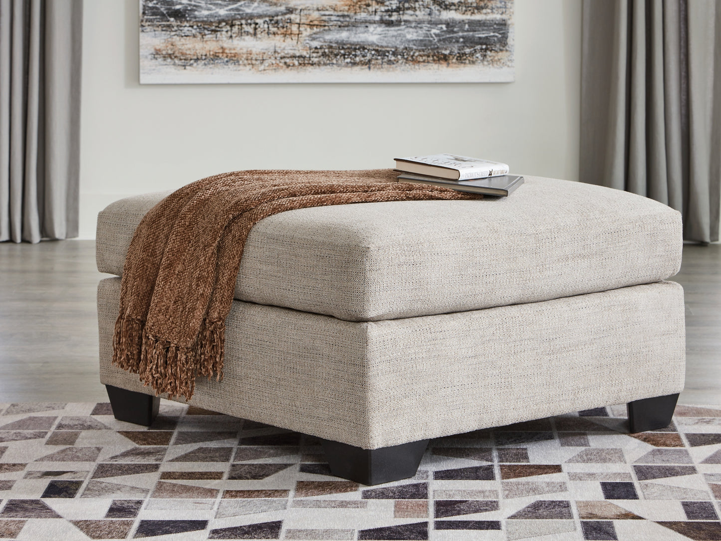 Mahoney Oversized Accent Ottoman - Premier Furniture & Mattress