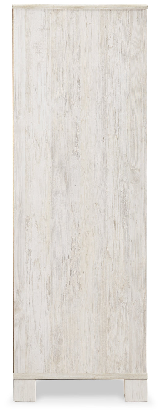 Paxberry King Panel Bed with Mirrored Dresser and Chest - Premier Furniture & Mattress
