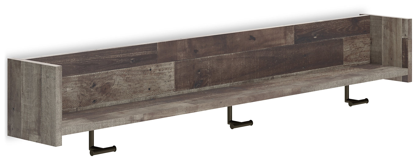 Neilsville Wall Mounted Coat Rack w/Shelf - Premier Furniture & Mattress