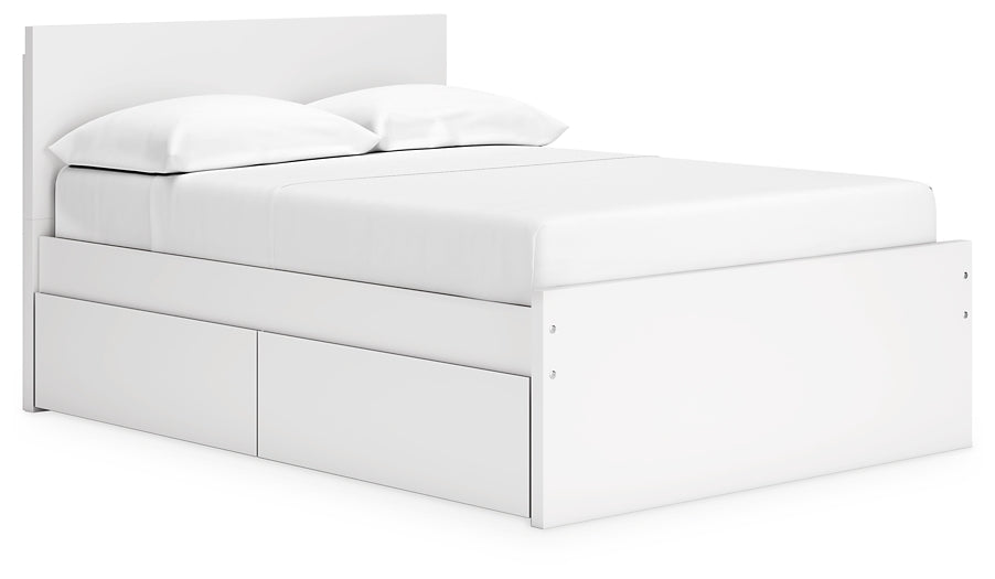 Onita Panel Platform Bed With 2 Side Storage