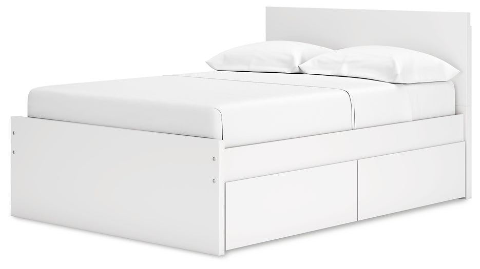 Onita Panel Platform Bed With 2 Side Storage