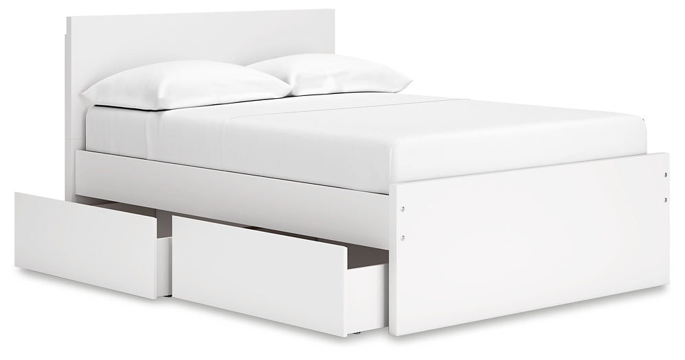Onita Panel Platform Bed With 2 Side Storage