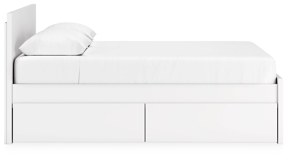 Onita Panel Platform Bed With 2 Side Storage