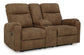 Edenwold DBL Rec Loveseat w/Console- Brindle Color