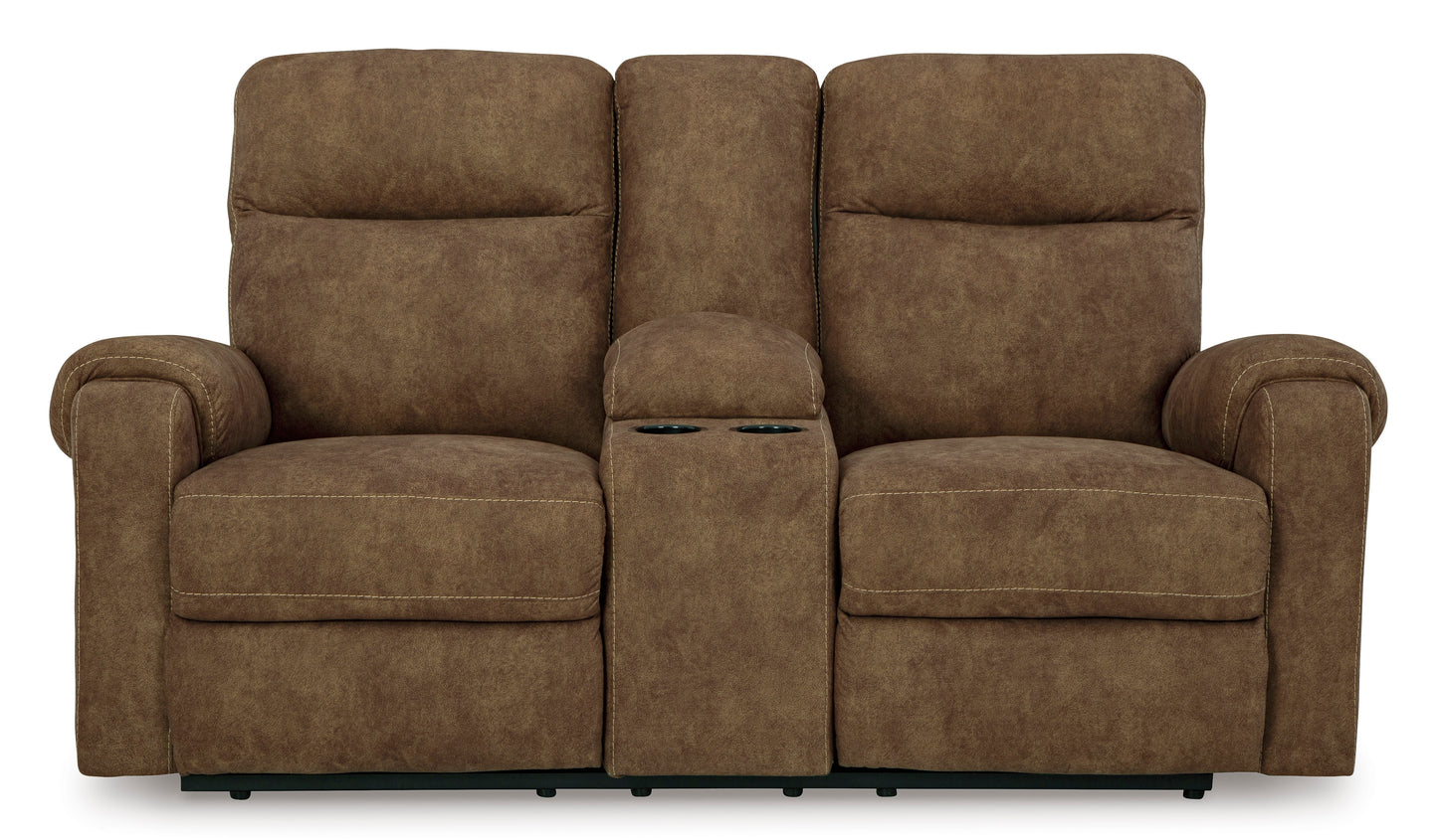 Edenwold DBL Rec Loveseat w/Console- Brindle Color