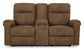 Edenwold DBL Rec Loveseat w/Console- Brindle Color