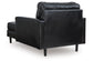 Bryceview Chaise- Leather- Onyx Color
