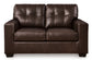 Santorine Loveseat-- Dark Brown Color