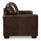 Santorine Loveseat-- Dark Brown Color