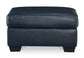 Santorine Ottoman-- Ocean Color