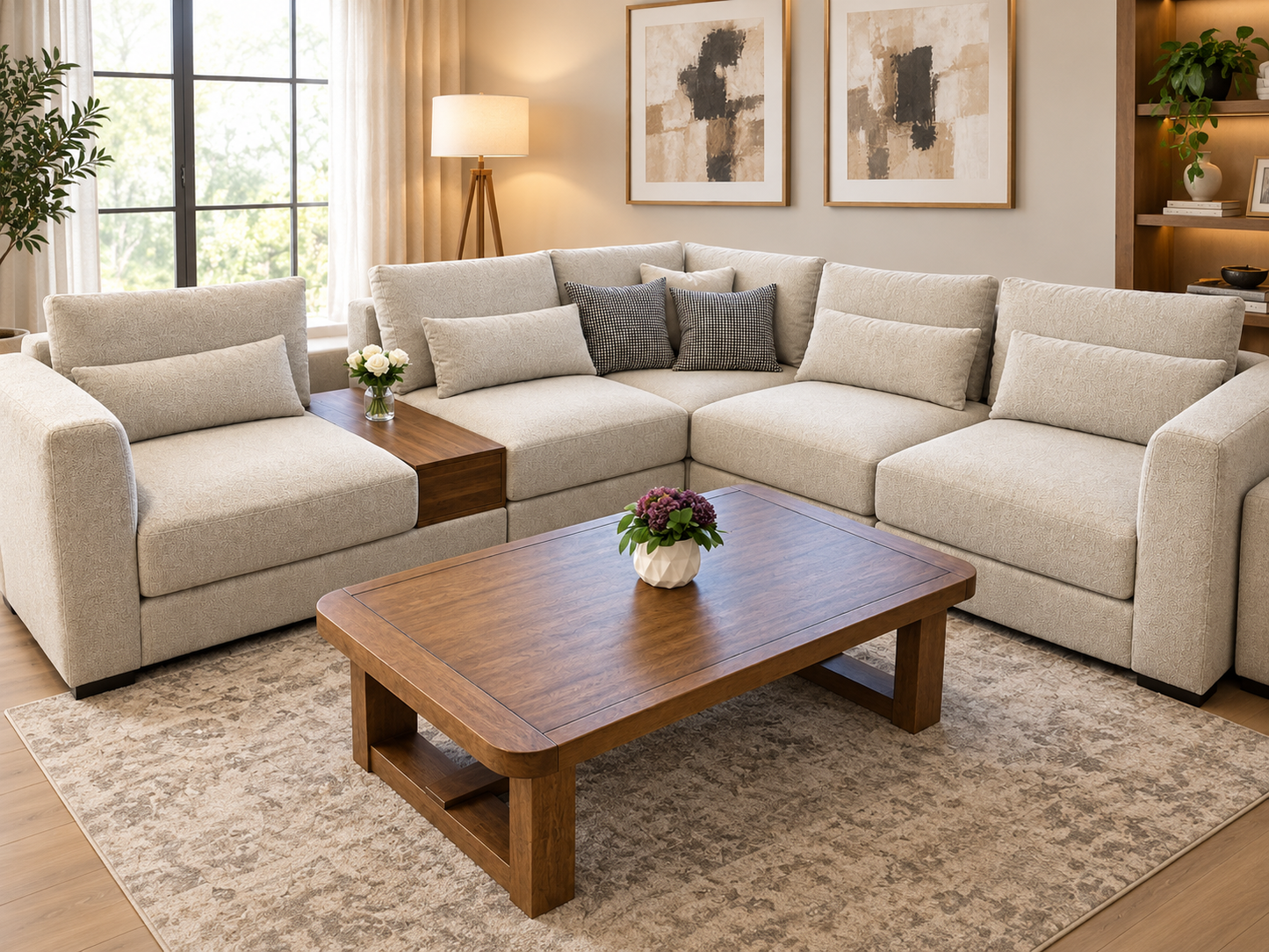KNOX 5 PC sectional