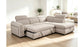 Triston Pullout Sleeper Sectional -