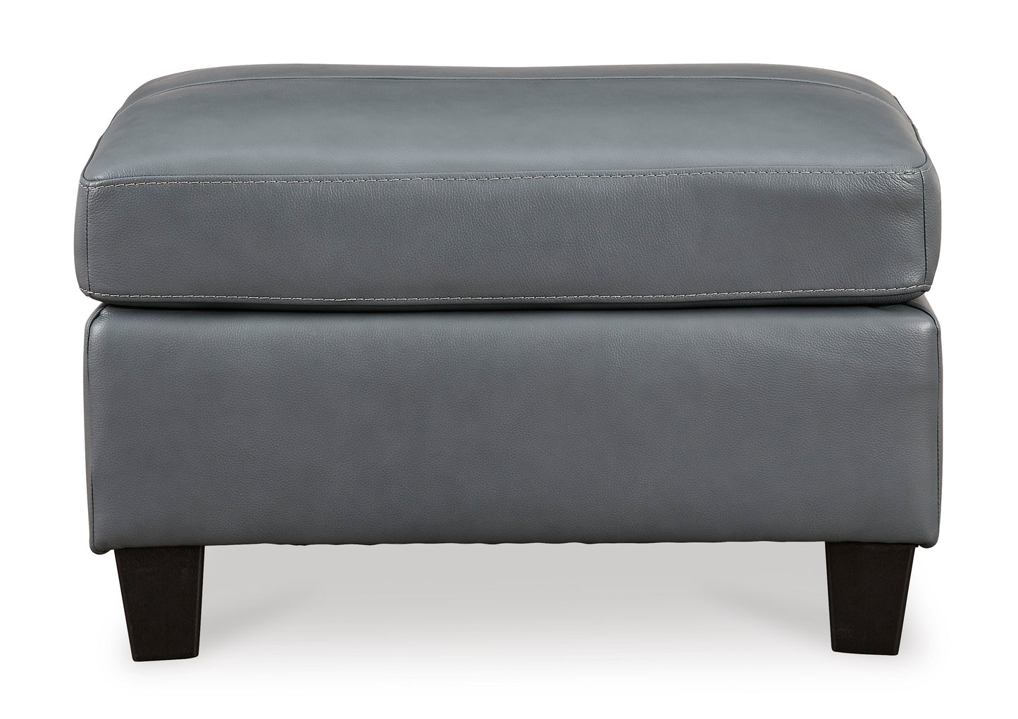 Genoa Ottoman- Steel Color