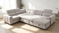 Harmony 4-Piece Pullout sleeper Sectional