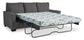 Rannis Queen Sofa Sleeper-- Pewter Color