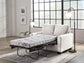 Rannis Twin Sofa Sleeper- Snow Color