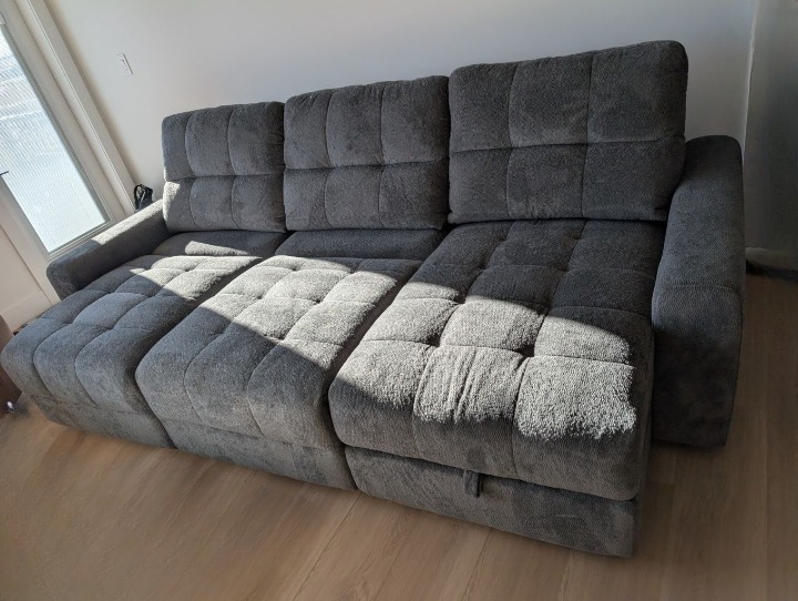 AUSTIN 3 PC POWER SLIDER WITH STORAGE CHAISE