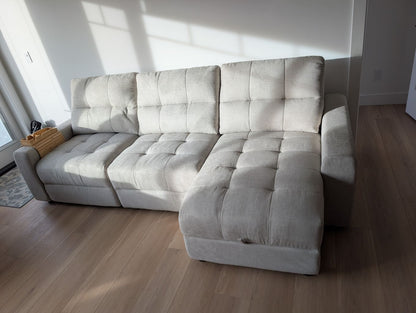 AUSTIN 3 PC POWER SLIDER WITH STORAGE CHAISE