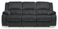 Draycoll Reclining Sofa--Slate Color