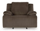 Top Tier Rocker Recliner- Chocolate Color