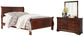 Alisdair Sleigh Bed With Mirrored Dresser Premier Furniture & Mattress