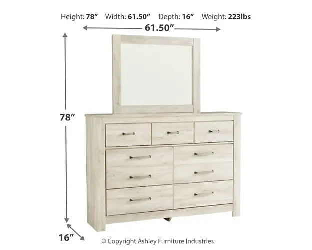 Bellaby Panel Bed With Mirrored Dresser Premier Furniture & Mattress