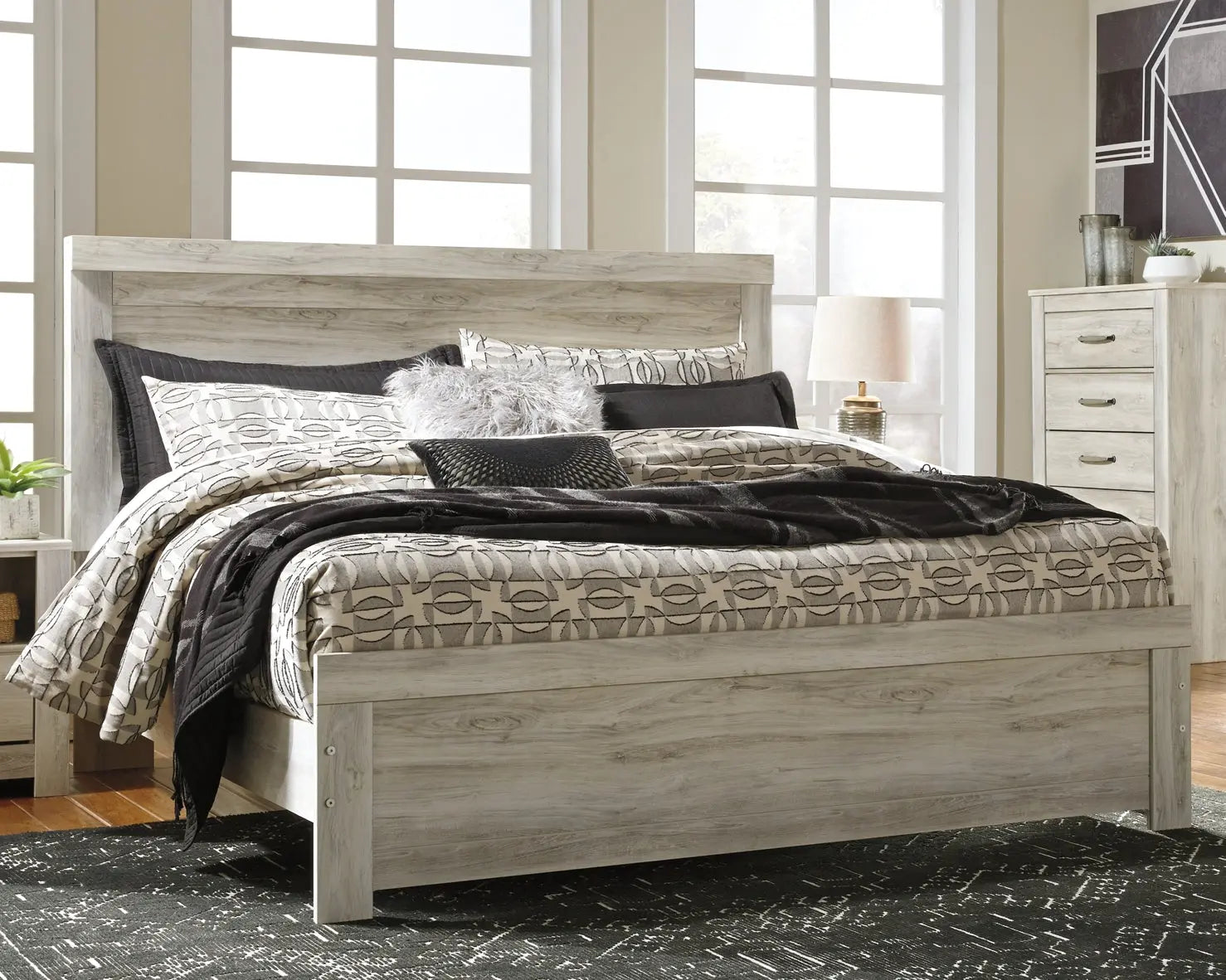 Bellaby Panel Bed With Mirrored Dresser Premier Furniture & Mattress
