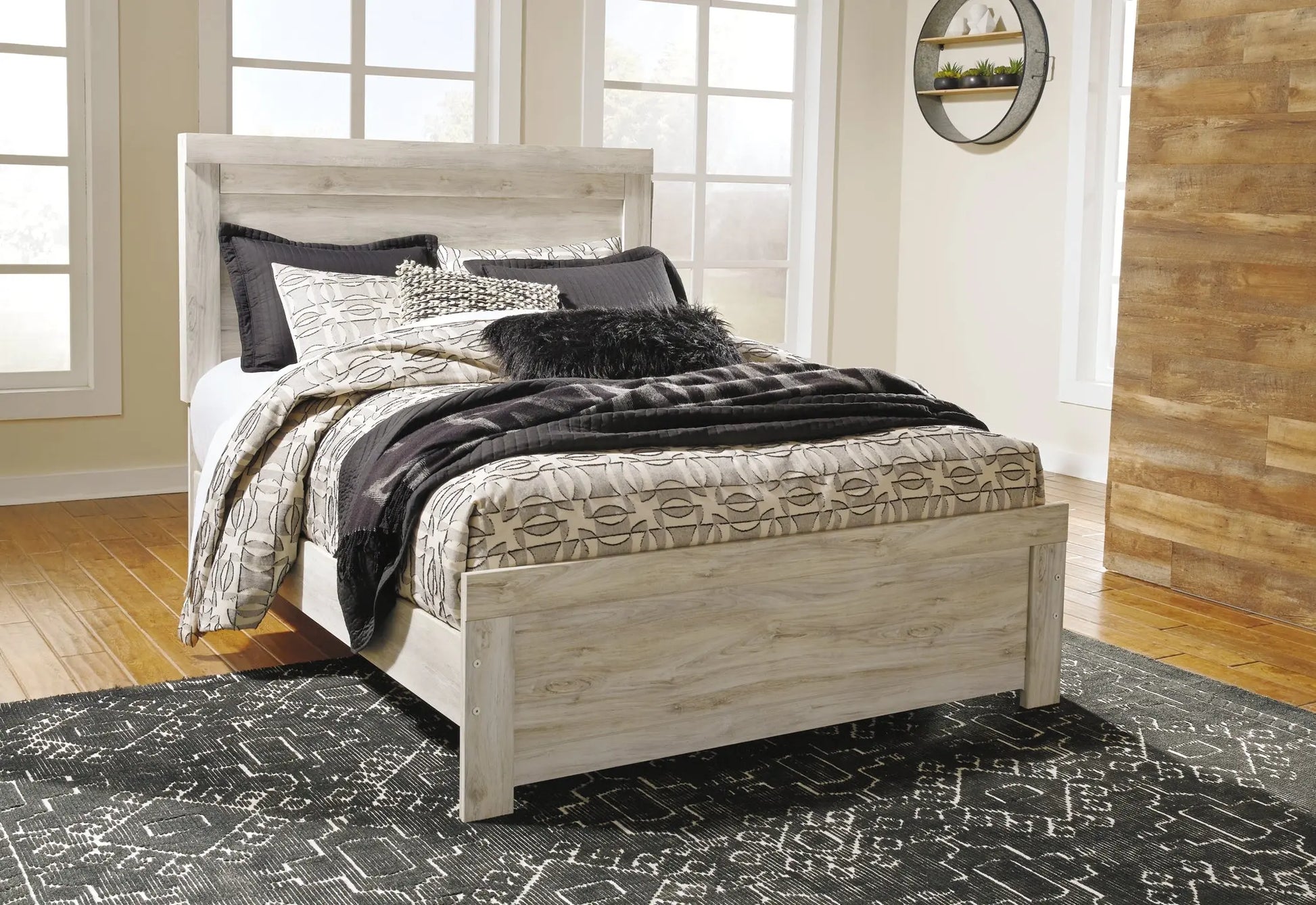 Bellaby Panel Bed With Mirrored Dresser Premier Furniture & Mattress