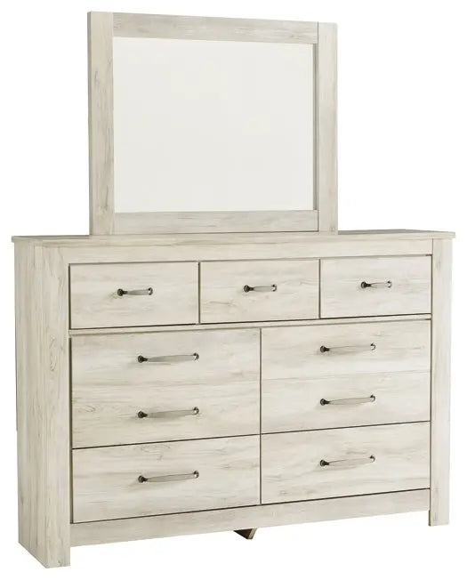 Bellaby Panel Bed With Mirrored Dresser Premier Furniture & Mattress