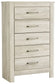 Bellaby Panel Headboard With Mirrored Dresser And Chest Premier Furniture & Mattress