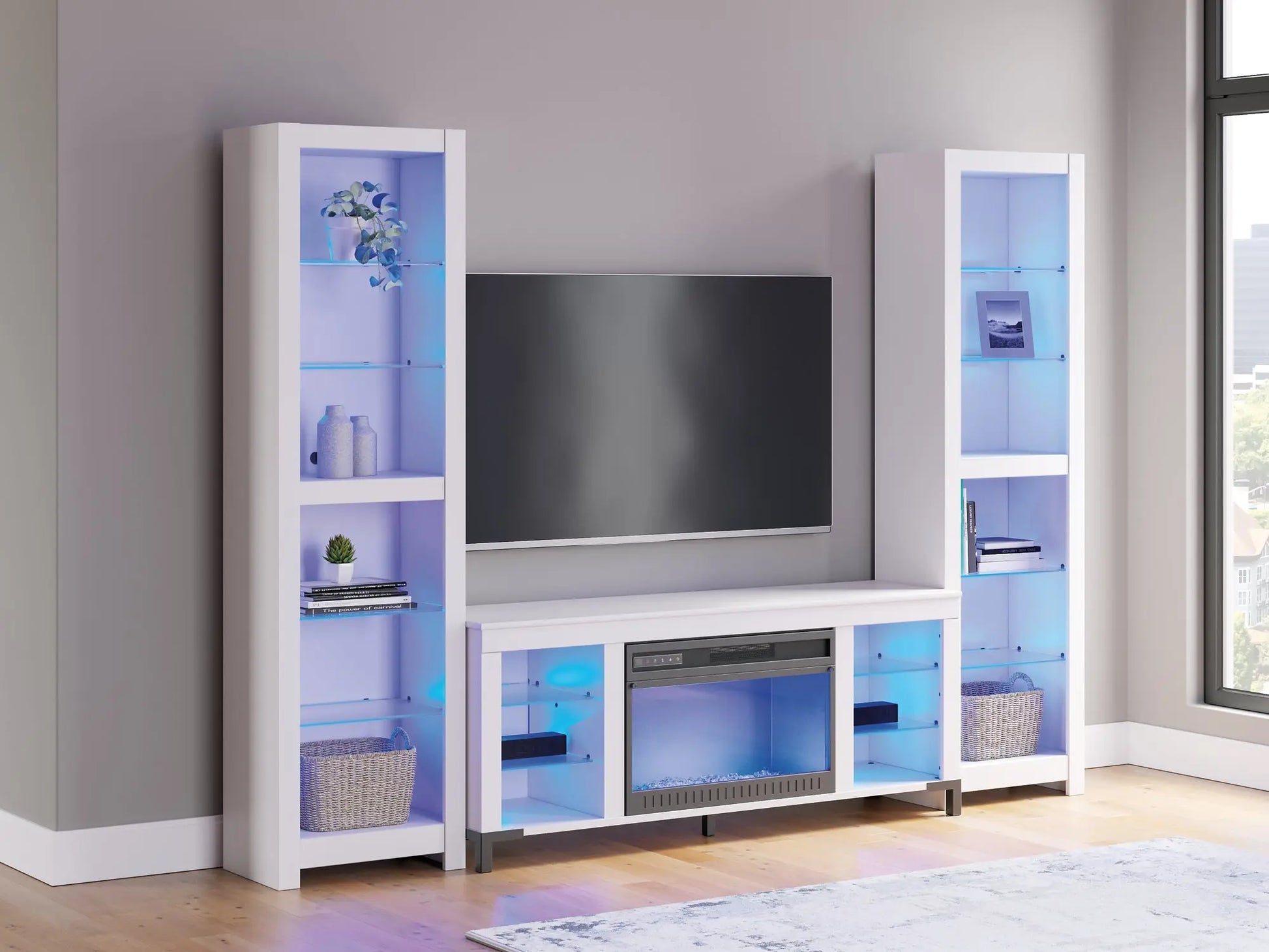 Brollevi 3-Piece Entertainment Center Premier Furniture & Mattress