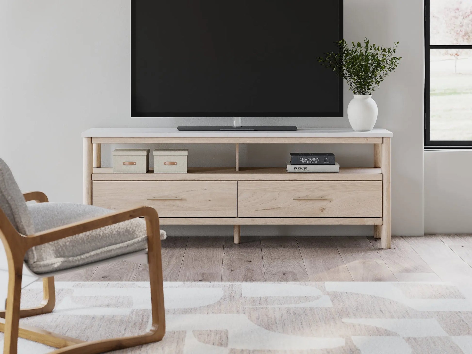 Cadmori Extra Large TV Stand Premier Furniture & Mattress